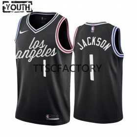 Dres Los Angeles Clippers Reggie Jackson 1 Nike 2022-23 City Edition Crno Swingman - Dječji